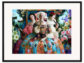 Gerahmter Kunstdruck Das Geheimnis