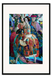 Gerahmter Kunstdruck Promenade 1