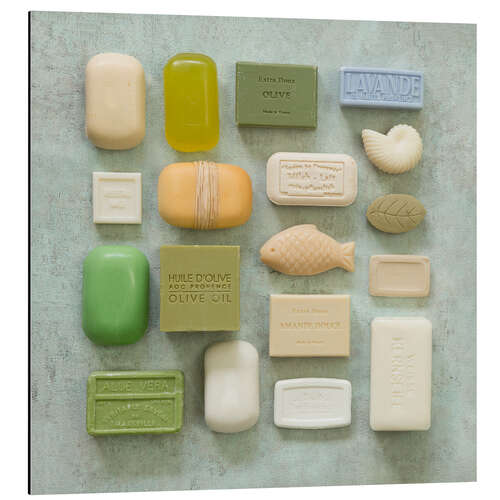 Aluminium print Soap collection