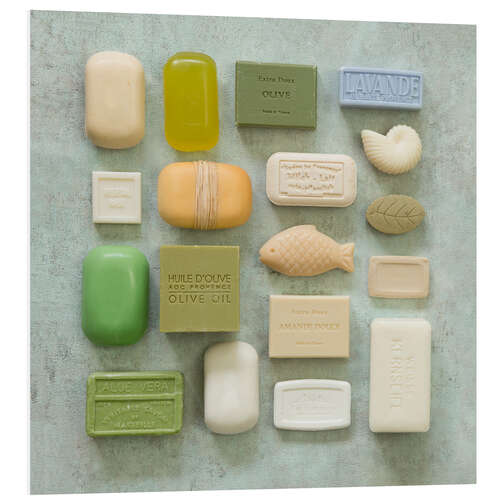 Foam board print Soap collection