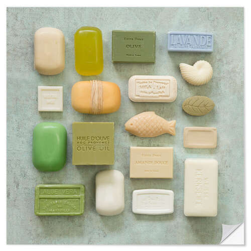 Naklejka na ścianę Soap collection