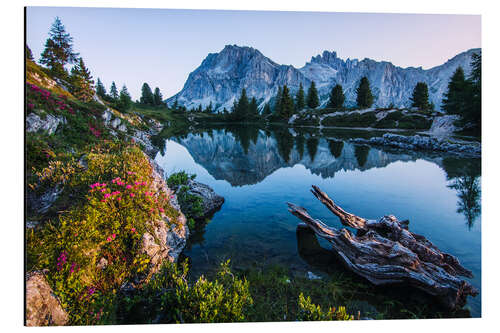 Aluminiumsbilde Lago Limides, Dolomittene