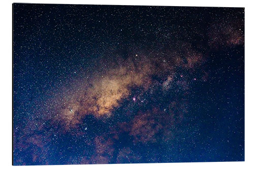 Aluminium print The core of the Milky Way