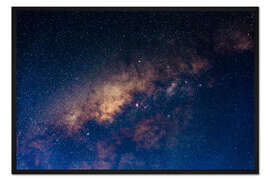 Gerahmter Kunstdruck Der Kern der Milchstraße