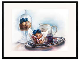 Framed art print Muffin dessert