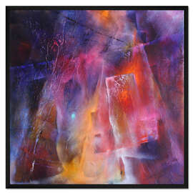 Gerahmter Kunstdruck Lava