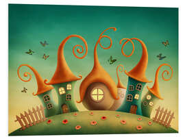 Stampa su PVC Fairy houses