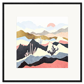 Framed art print Summer in the desert