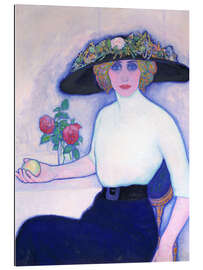 Gallery print Woman with peach