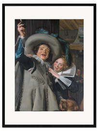 Framed art print Young Man and Woman in an Inn