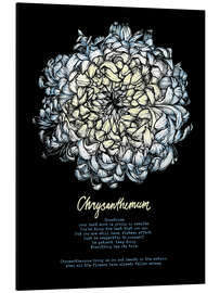 Aluminiumtavla Everything in its time - Chrysanthemum