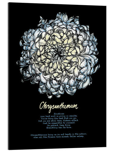 Gallery print Everything in its time - Chrysanthemum