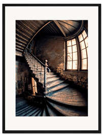 Gerahmter Kunstdruck Vergessene Treppe
