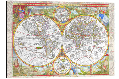 Gallery Print Orbis Terrarum Typus, 1644