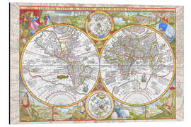 Magnettafel Orbis Terrarum Typus, 1644