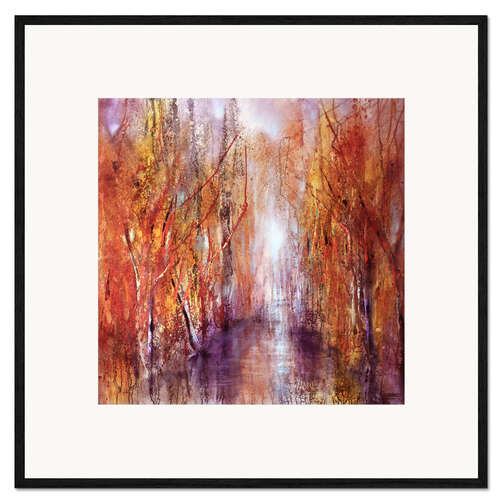 Impression artistique encadrée L'automne commença