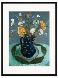 Gerahmter Kunstdruck Feldblumenstrauß