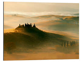 Magnettafel Nebeliger Morgen In Toskany