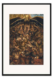 Gerahmter Kunstdruck Das jüngste Gericht (Detail)