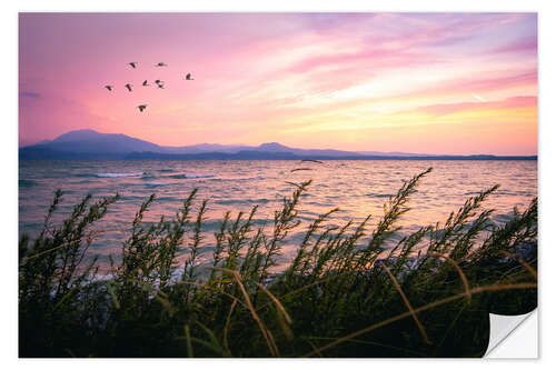 Naklejka na ścianę Lake Garda Sunrise