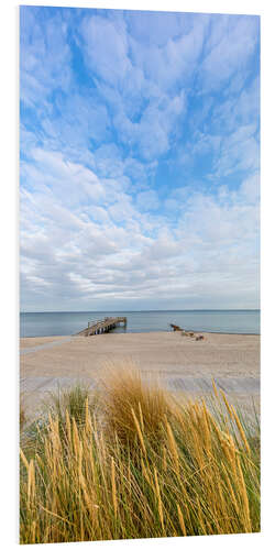 Foam board print Idyllic Baltic Sea