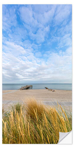 Självhäftande poster Idyllic Baltic Sea