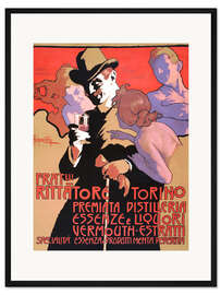 Gerahmter Kunstdruck Gebrüder Rittatore Torino (italienisch)