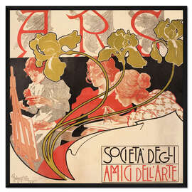 Gerahmter Kunstdruck Società degli amici dell'arte (Italienisch)