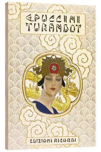 Stampa su legno Turandot