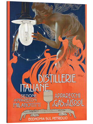 Tableau en aluminium Distillerie Italiane