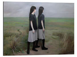 Magnettafel Abgebrochene Landschaft