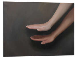 Magnettafel Deine Hand auf meiner Hand