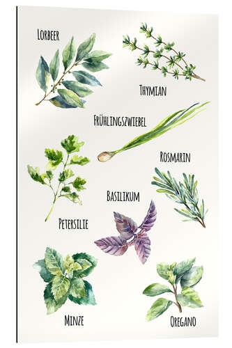 Gallery print Herbs (German)