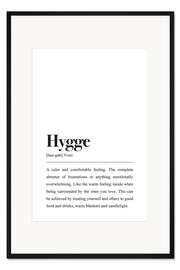 Gerahmter Kunstdruck Hygge Definition (englisch)