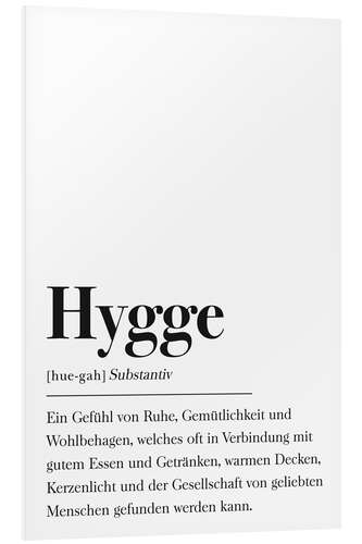 Hartschaumbild Hygge Definition