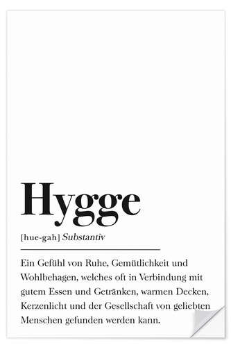 Wandsticker Hygge Definition