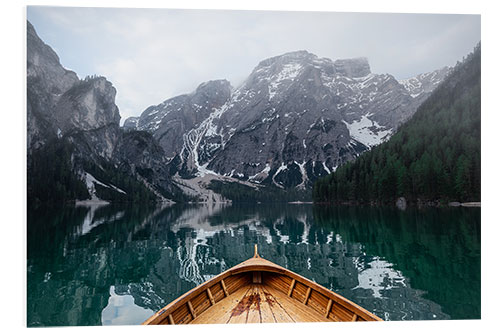 Tableau en PVC Excursion en bateau dans les Dolomites II