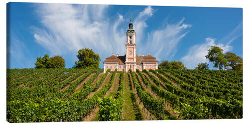 Canvas print The pilgrimage church of Birnau on Lake Constance