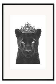 Gerahmter Kunstdruck Queen Black Panther