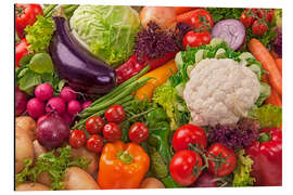 Magnettafel Buntes Gemüse