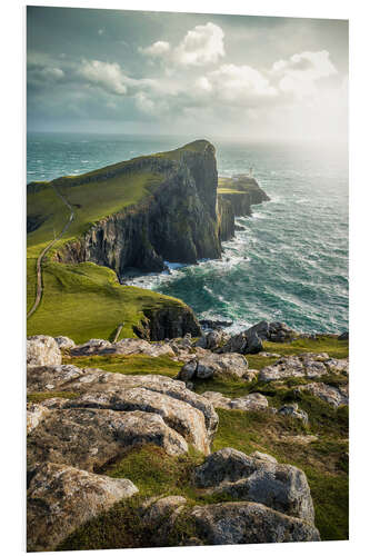 Foam board print Neist Point, Isle of Skye