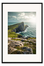 Gerahmter Kunstdruck Neist Point, Isle of Skye