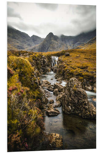 Foam board print Fairy Pools, Isle of Skye