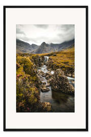 Gerahmter Kunstdruck Fairy Pools, Isle of Skye - Sören Bartosch