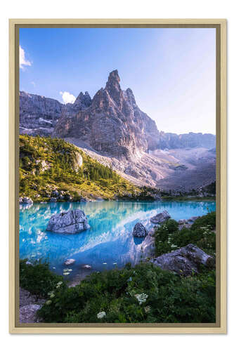 Gallery print Mountain Lake, Dolomites