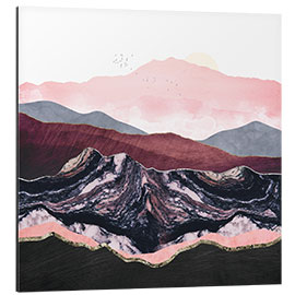 Aluminium print Wine Hills Landscape