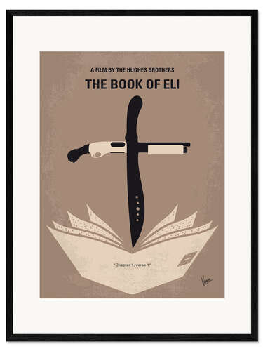 Ingelijste kunstdruk The Book Of Eli
