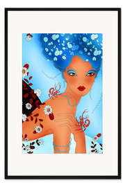 Gerahmter Kunstdruck der Skorpion