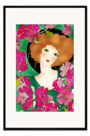 Gerahmter Kunstdruck die Jungfrau