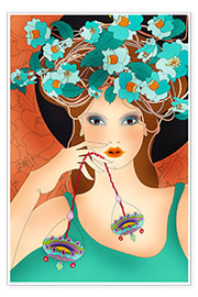 Poster Signe du zodiaque Balance - Ella Tjader
